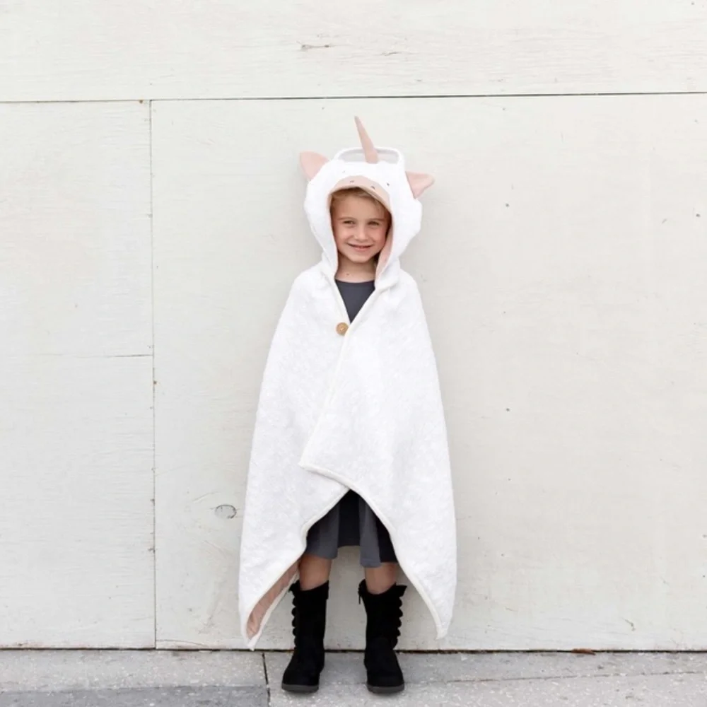 Zestt -Organic Cotton Unicorn Kids Travel Blanket